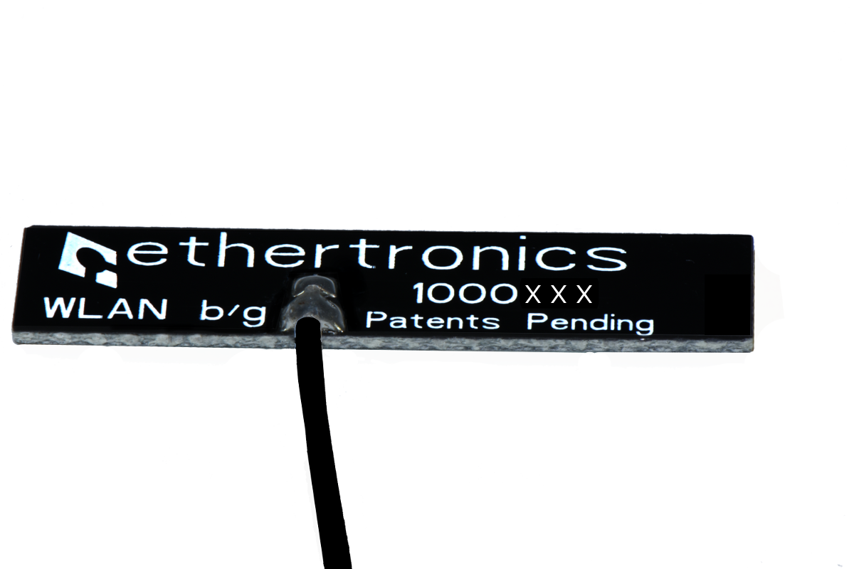 Ethertronics (1000817) PCB Embedded Antenna with 1 Cable Bluetooth/WiFi 2,4/