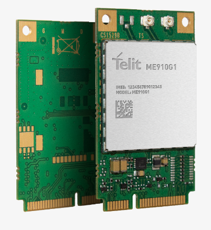 Telit, GPS, GLONASS, NB1 Modul ME910G1-WW-PCIe, Fallback 2G