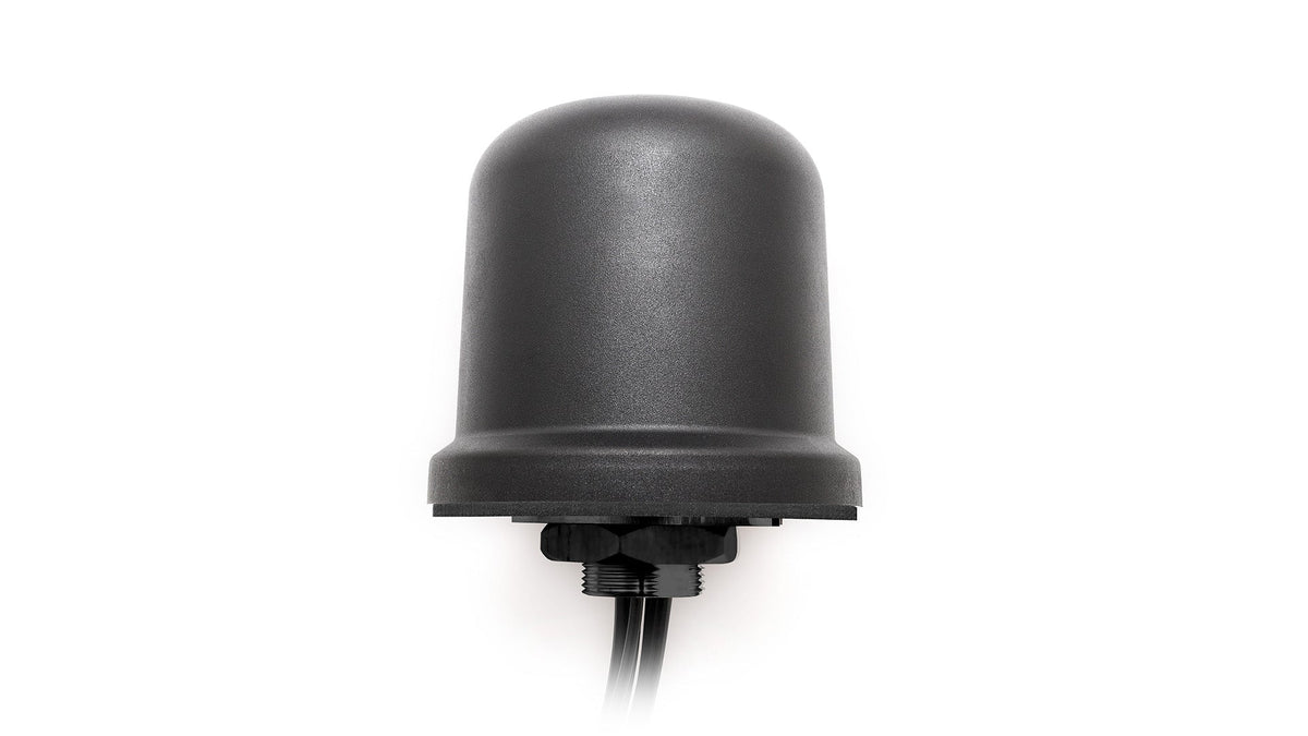 2J7A86BGFa 5G, GNSS, Wi-Fi 6E/7, ISM screw mount Antenna Medusa IP67/IP69/IK09