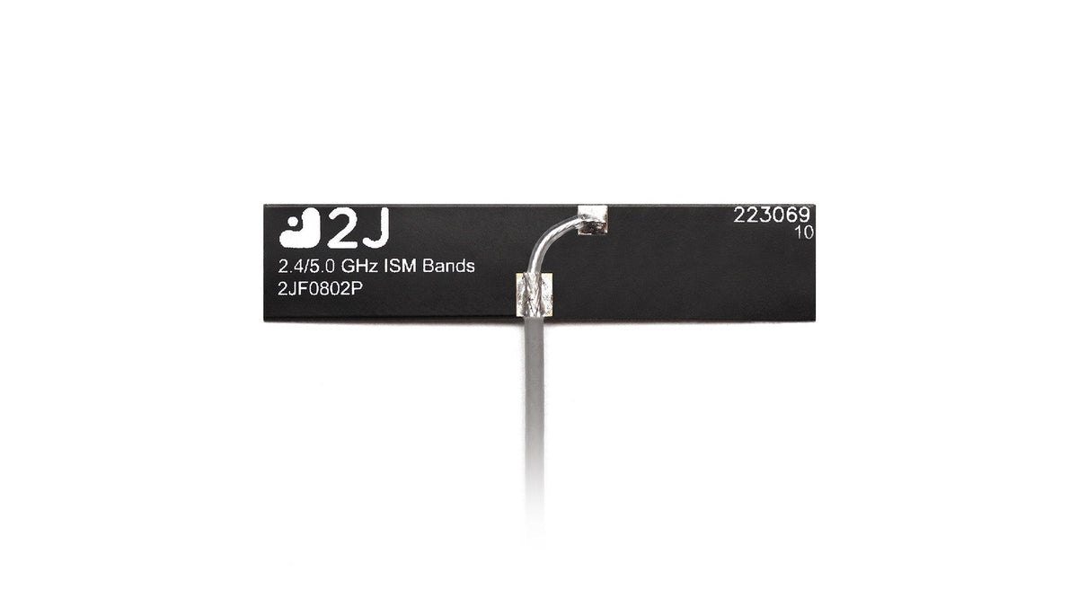 2JF0802P WLAN 6E/7, ISM flexible PCB-Klebemontageantenne U.FL 10cm