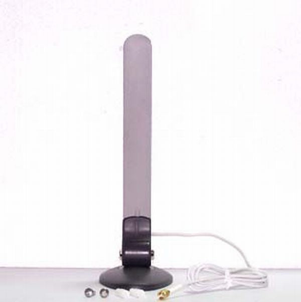 Screwable Stationary/Wall Antenna with 1 Cable Bluetooth/WiFi 2,4/