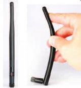 Verschraubbare kleine Stubby-Antenne mit 1 Anschluss für Bluetooth/WiFi 2,4/