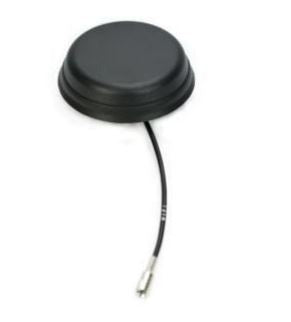 Screwable Puck Antenna with 1 Cable Bluetooth/WiFi 2,4/WiFi 4.8-5.9/