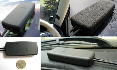 Selbstklebende Glasantenne mit 2 Kabeln für 2G/3G/Bluetooth/WiFi 2,4/