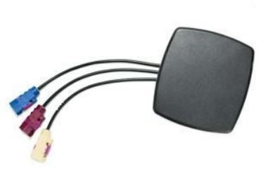 Screwable Flat Antenna with 3 Cable 2G/3G/GPS/Bluetooth/WiFi 2,4/ISM/