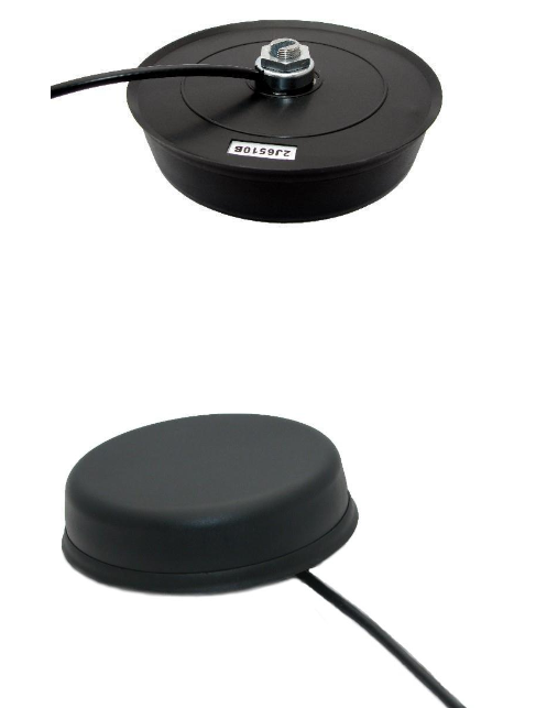 Schraubbare Puckantenne mit 1 Kabel ISM/