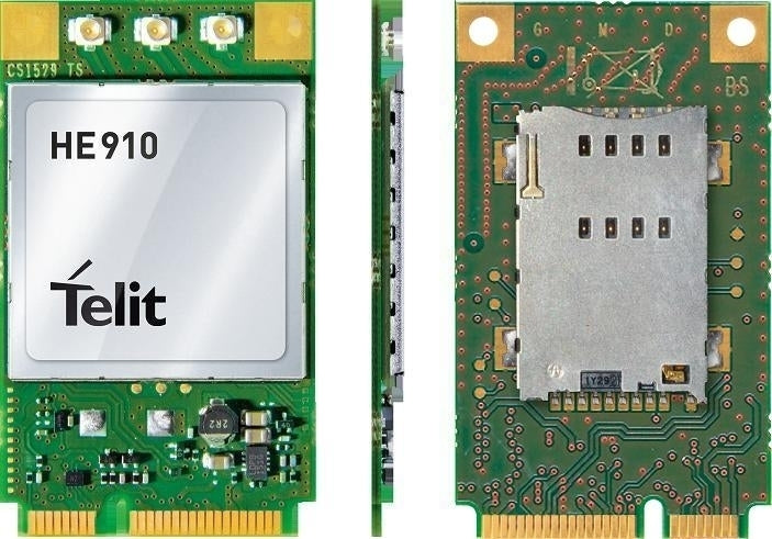 Telit 3G, GPSModul HE910-G-PCIe, Fallback 2G