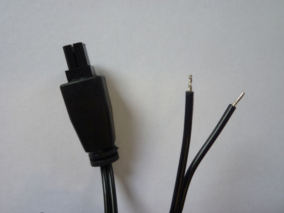 Power cable stripped Microfit 3m black for Option