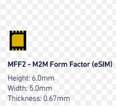 1NCE IoT E-SIM - NB1, M1, 2G, 3G