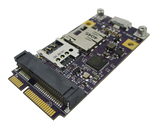 GW16103 Mobilfunk-SIM- und MicroSD-Mini-PCIe-Erweiterungskarte
