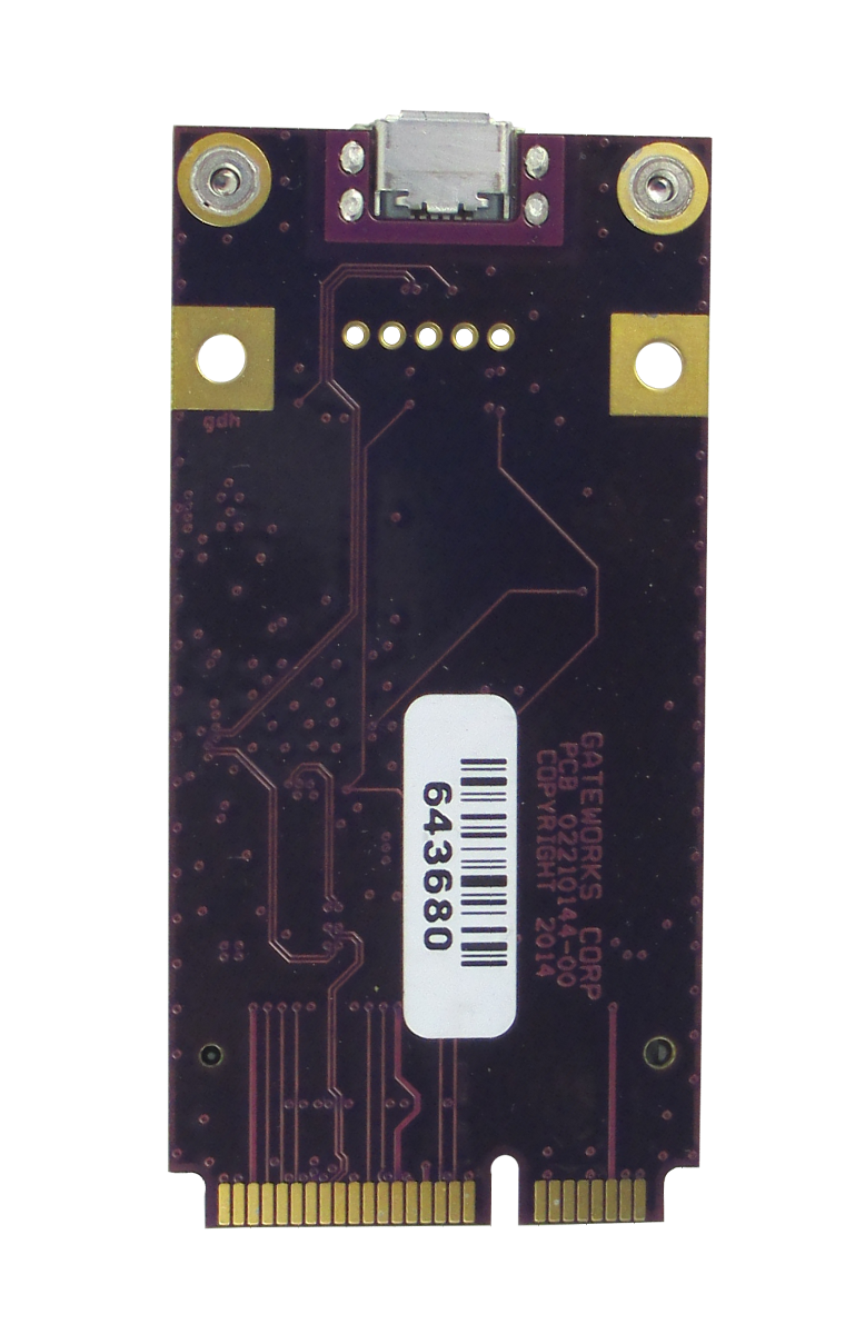 GW16103 Mobilfunk-SIM- und MicroSD-Mini-PCIe-Erweiterungskarte